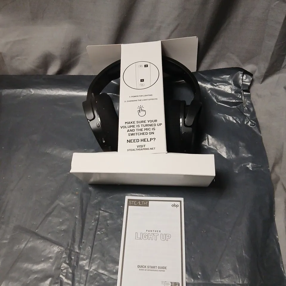 Stealth Panther Light Up Gaming Headset – Black (Xbox/PS/PC)