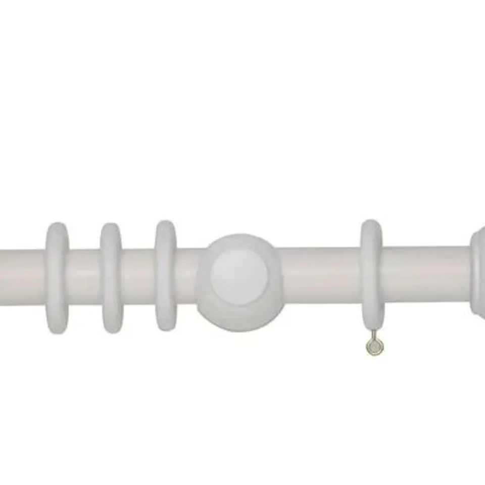 BOXED SINGLE CURTAIN POLE & HARDWARE 