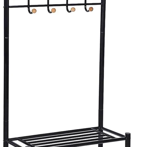 BOXED SONGMICS COAT STAND WITH 3 SHOE RACKS