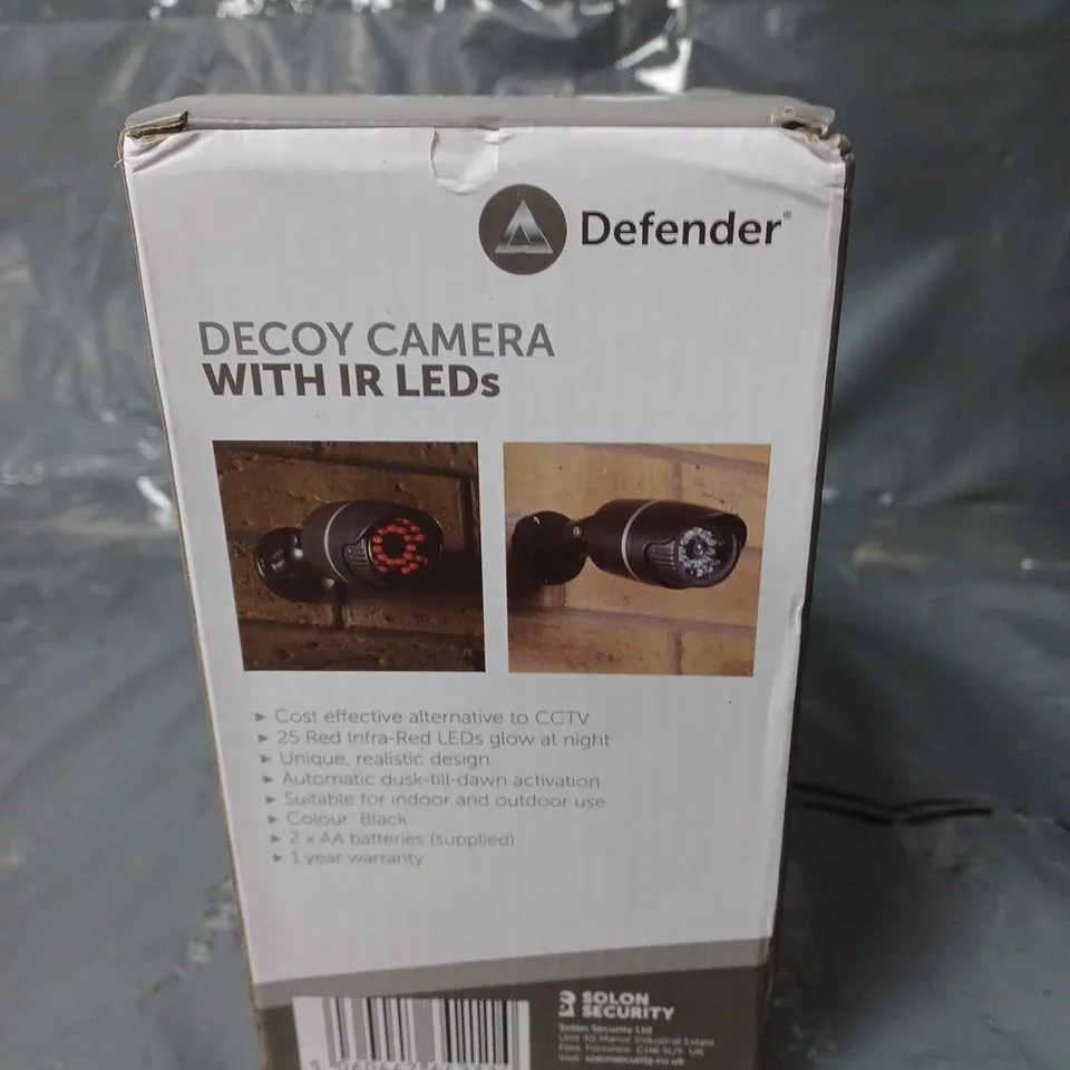 LOT OF 2 DEFENDER DEVOY CAMERA WITH IR LEDS