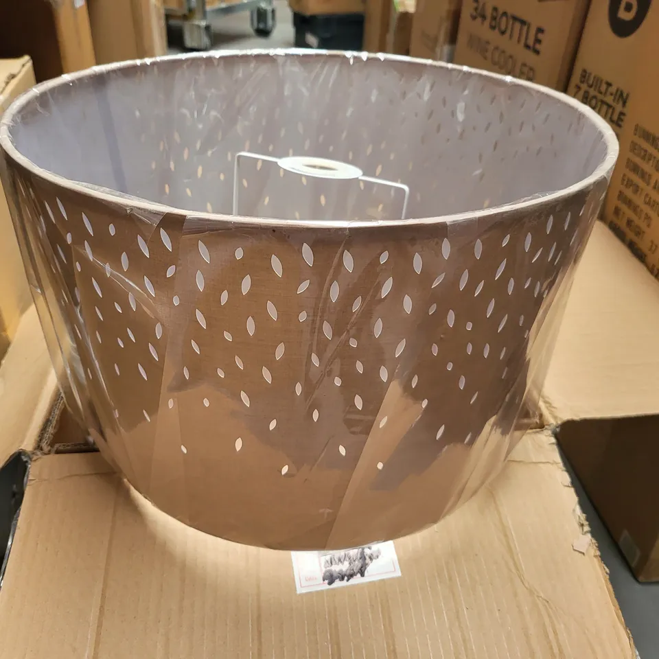 BUNNINGS BLOSSOM LASER CUT LIGHT BROWN LIGHT SHADE