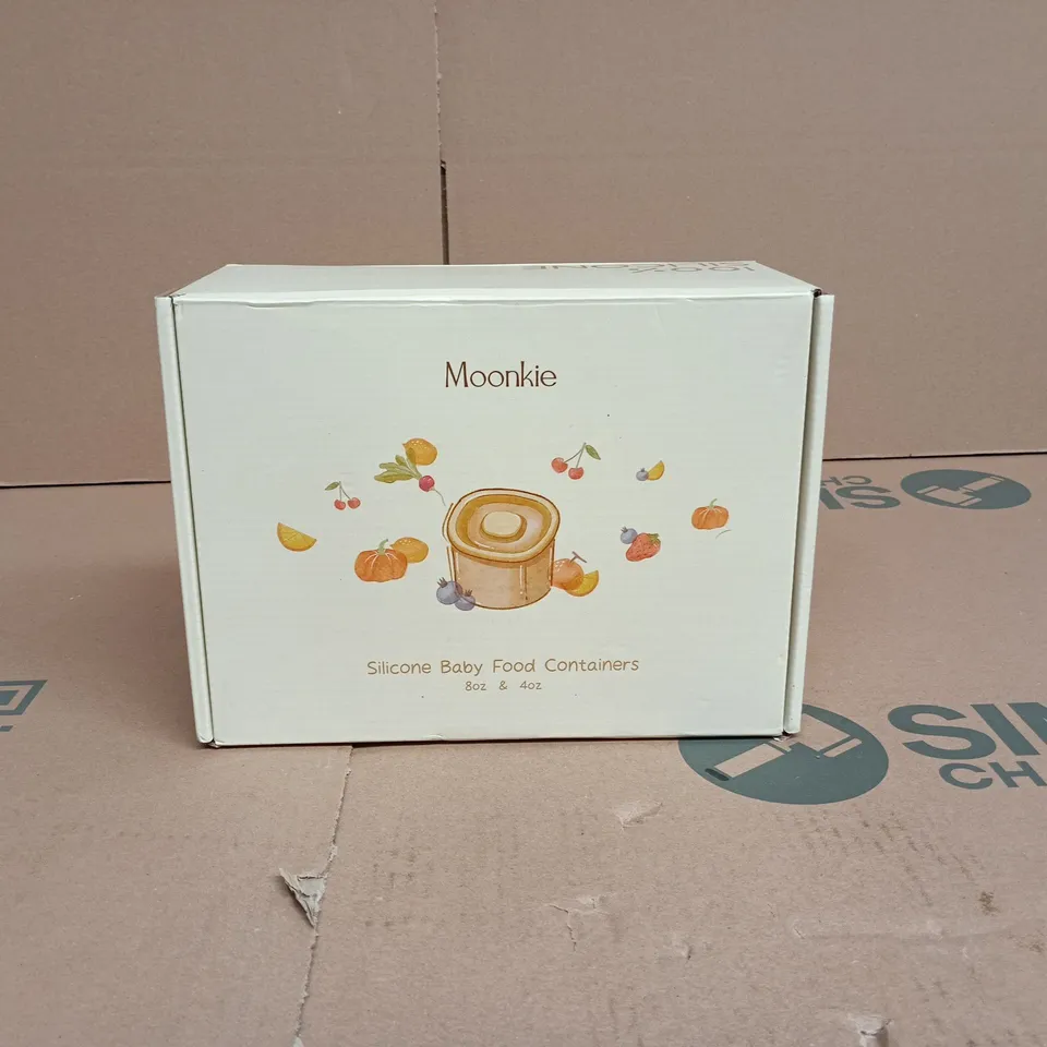 MOONKIE SILICONE BABY FOOD CONTAINERS BOXED