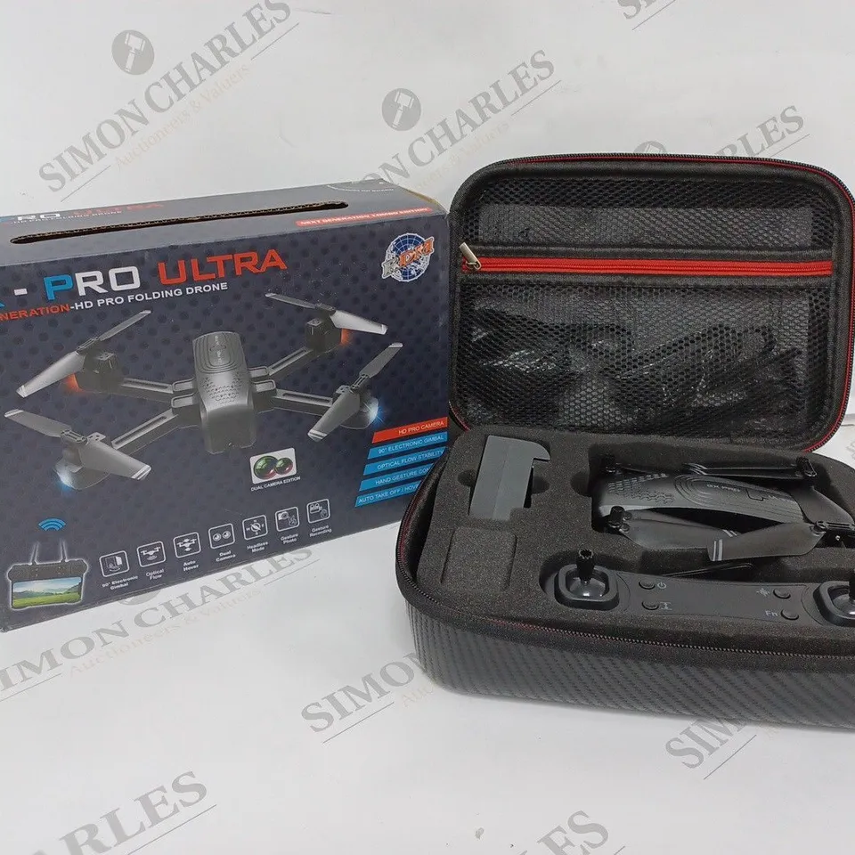 BOXED RDM GX-PRO ULTRA NEXT GENERATION HD PRO FOLDING DRONE 