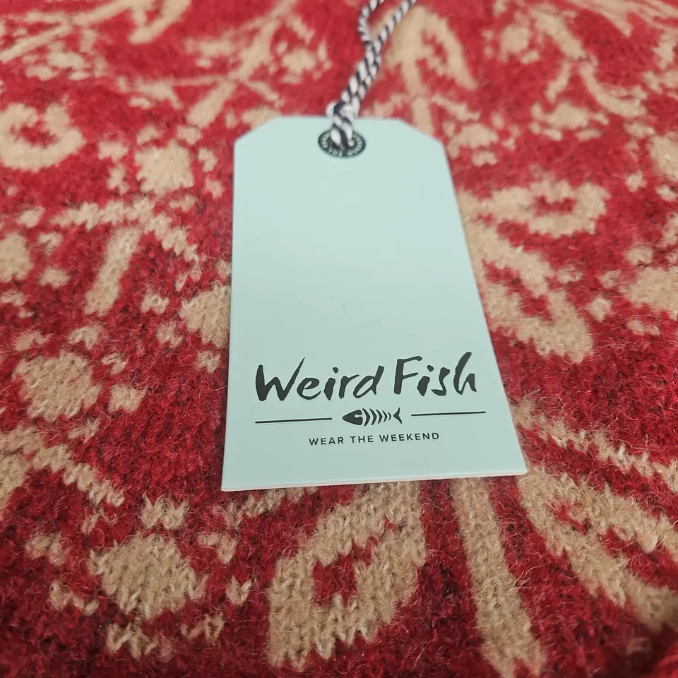 WEIRD FISH MISKA ECO FAIR ISLE JUMPER SIZE 10 WITH TAGS