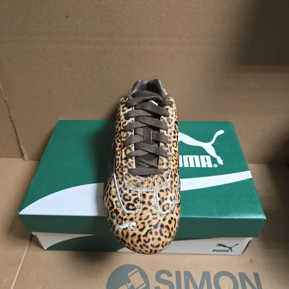 PUMA WOMEN’S LEOPARD PRINT TRAINERS – UK5 (EU 38)