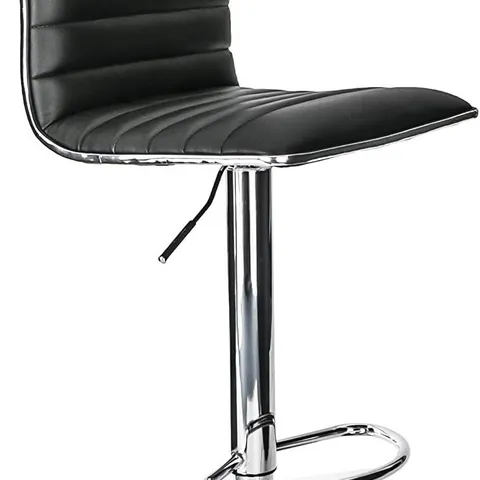 BOXED ALPHASON FURNITURE COLBY BLACK FAUX LEATHER BAR STOOL