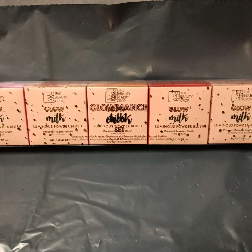 THE BEAUTY CROP GLOW MILK LUMINOUS POWDER BLUSH SET (5-PACK)