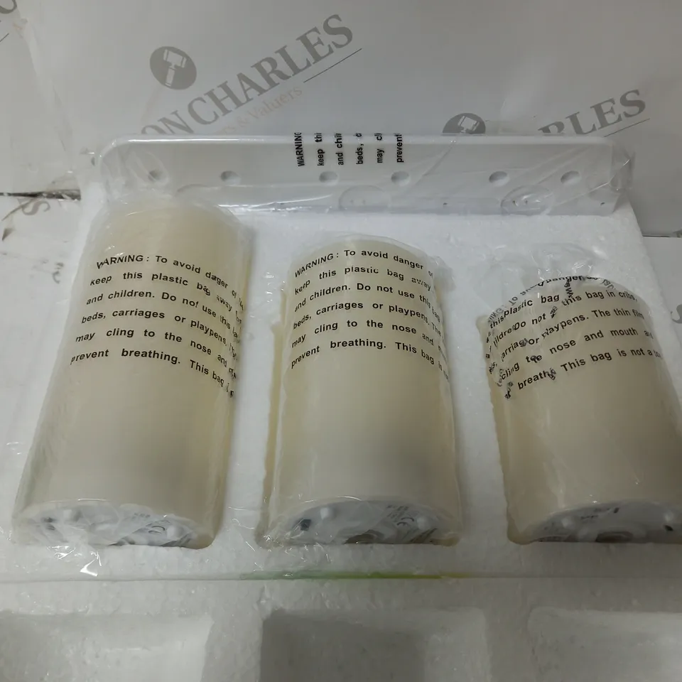 HOME REFLECTIONS 3 IN 1 FLAMELESS CANDLE WITH WREATH SET - SAGE 