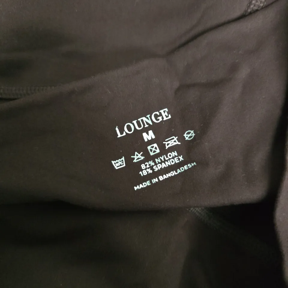 LOUNGE POLYAMIDE LEGGINGS – COFFEE – SIZE M (PETITE) – NYLON/SPANDEX