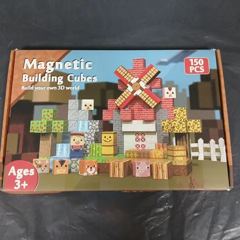 MAGNETIC BUILDING CUBES CONSTRUCTION TOY SET