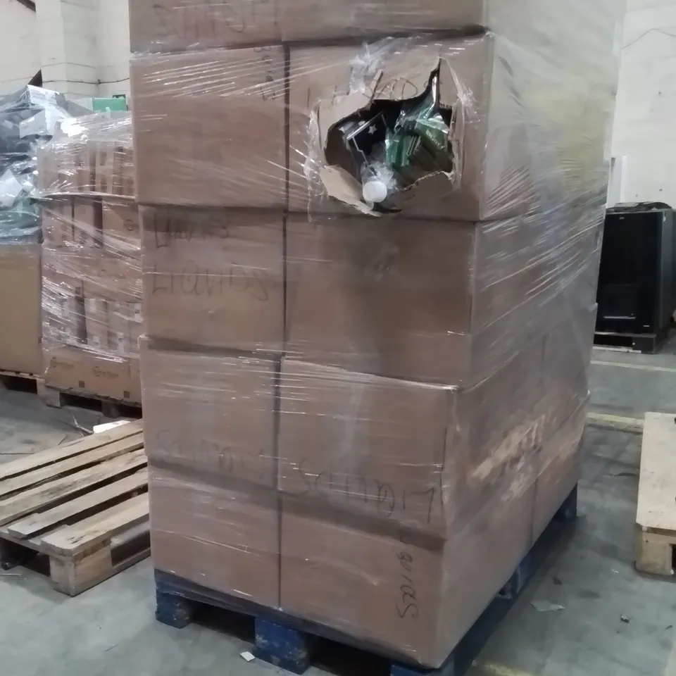 PALLET OF ASSORTED LIQUID BASE ITEMS TO INCLUDE:LEATHER SPRAY CLEANER,GLUE,GEL CLEANING KIT,DEICER