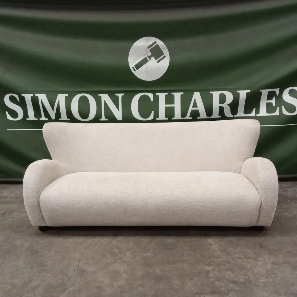 DANETTI EVELYN NATURAL CHUNKY WEAVE 3 SEATER SOFA RRP £1399