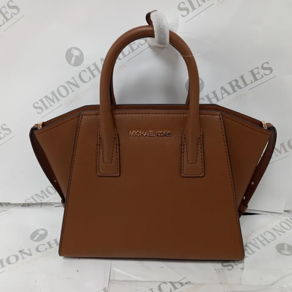 MICHAEL KORS LEATHER AVRIL SATCHEL 
