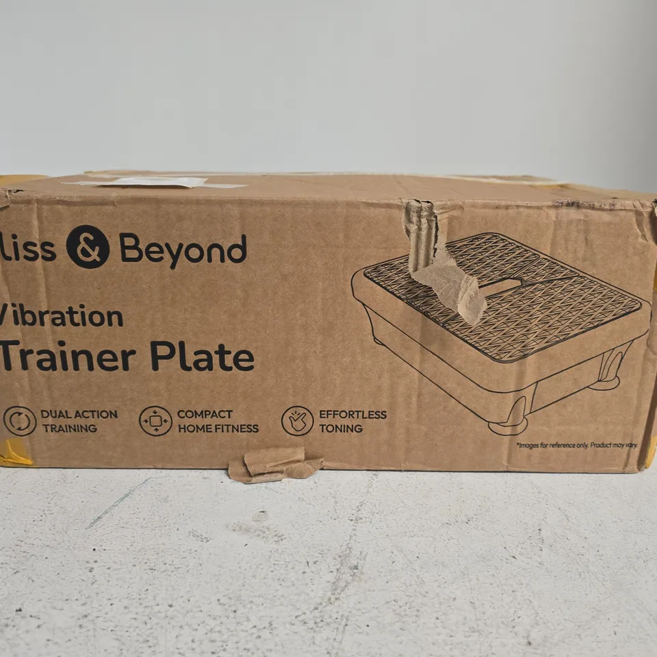 BLISS & BEYOND VIBRATION TRAINER PLATE – BOXED