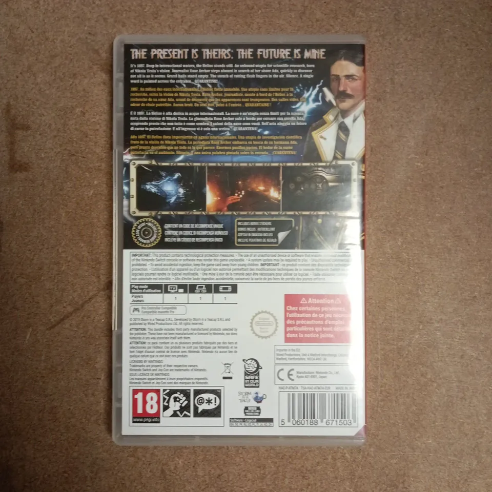 CLOSE TO THE SUN NINTENDO SWITCH VIDEO GAME