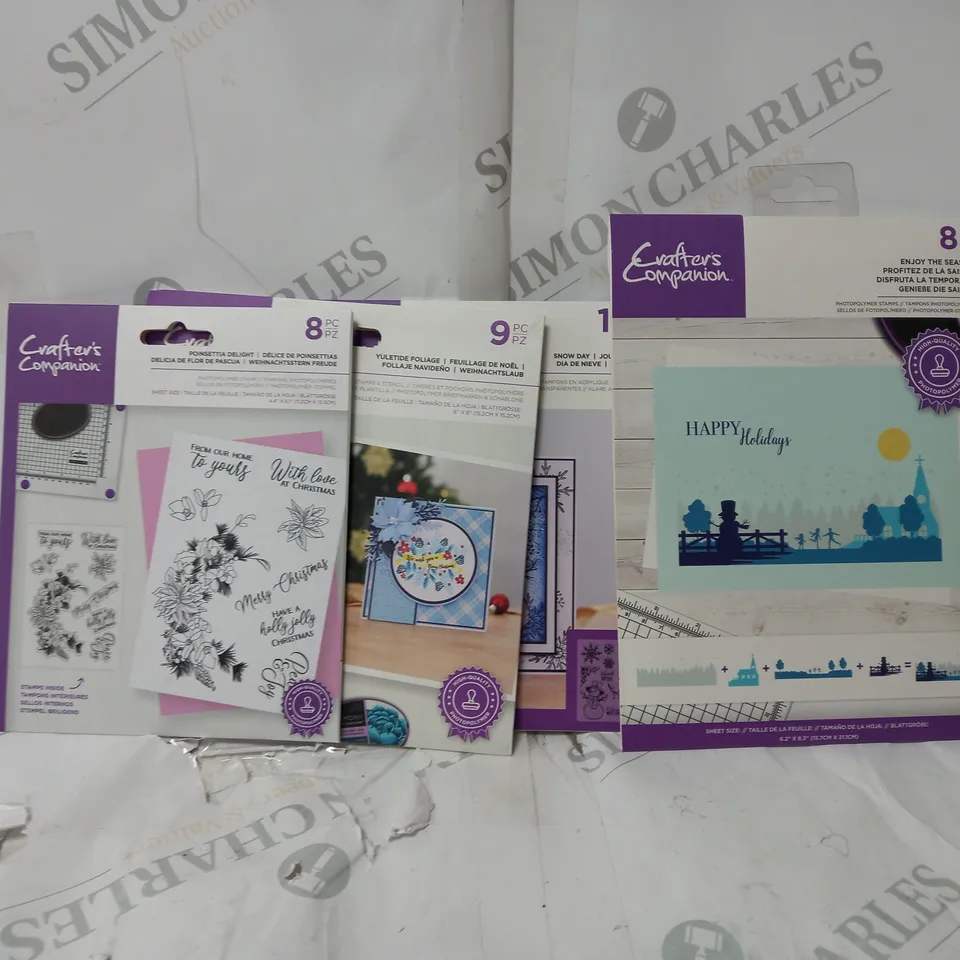 LOT OF 12 CHRISTMAS SEASON STICKER STAMPS