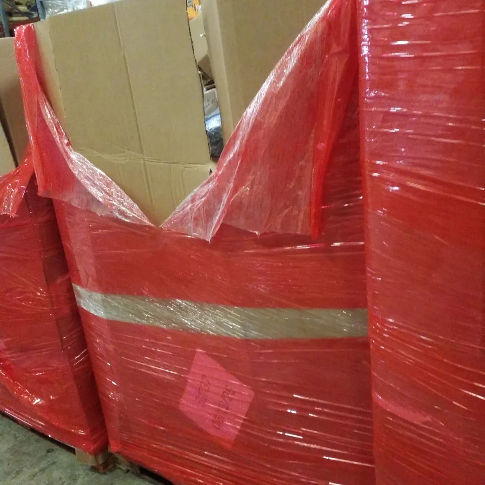 PALLET CONTAINING ASSORTED PRODUCTS INCLUDING CAT LITTER BOX, METAL COFFEE TABLE, BABY PLAYPEN & BRAD HEATER