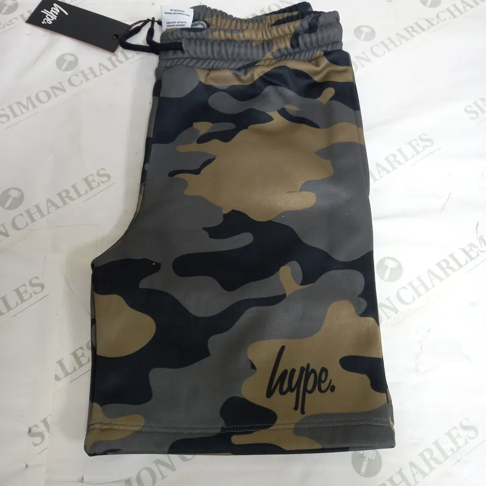 HYPE CAMO JOGGING SHORTS - 13YEARS