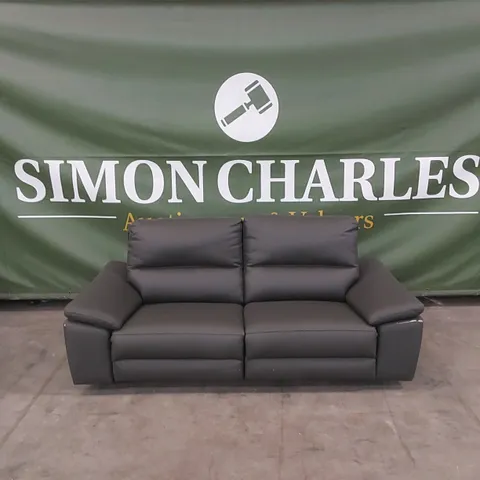 PAVILION 2 SEATER FAUX LEATHER POWER RECLINER SOFA