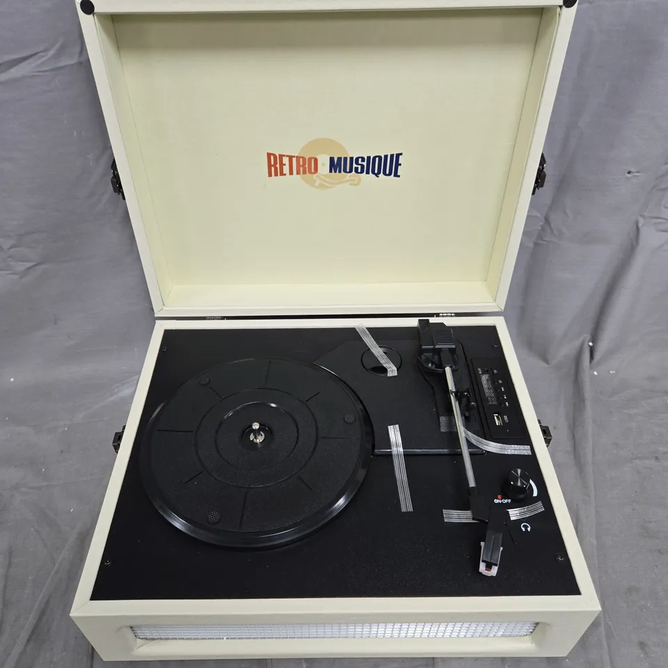 RETRO MUSIQUE TABLE TOP TURNTABLE 