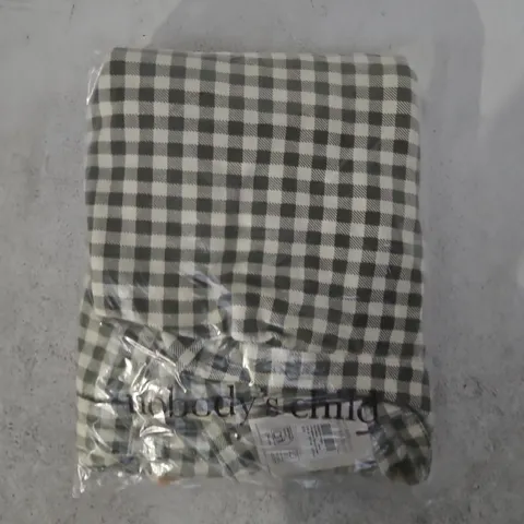 BAGGED NOBODY'S CHILD GINGHAM BOXY JACKET IN GREEN SIZE UK 16