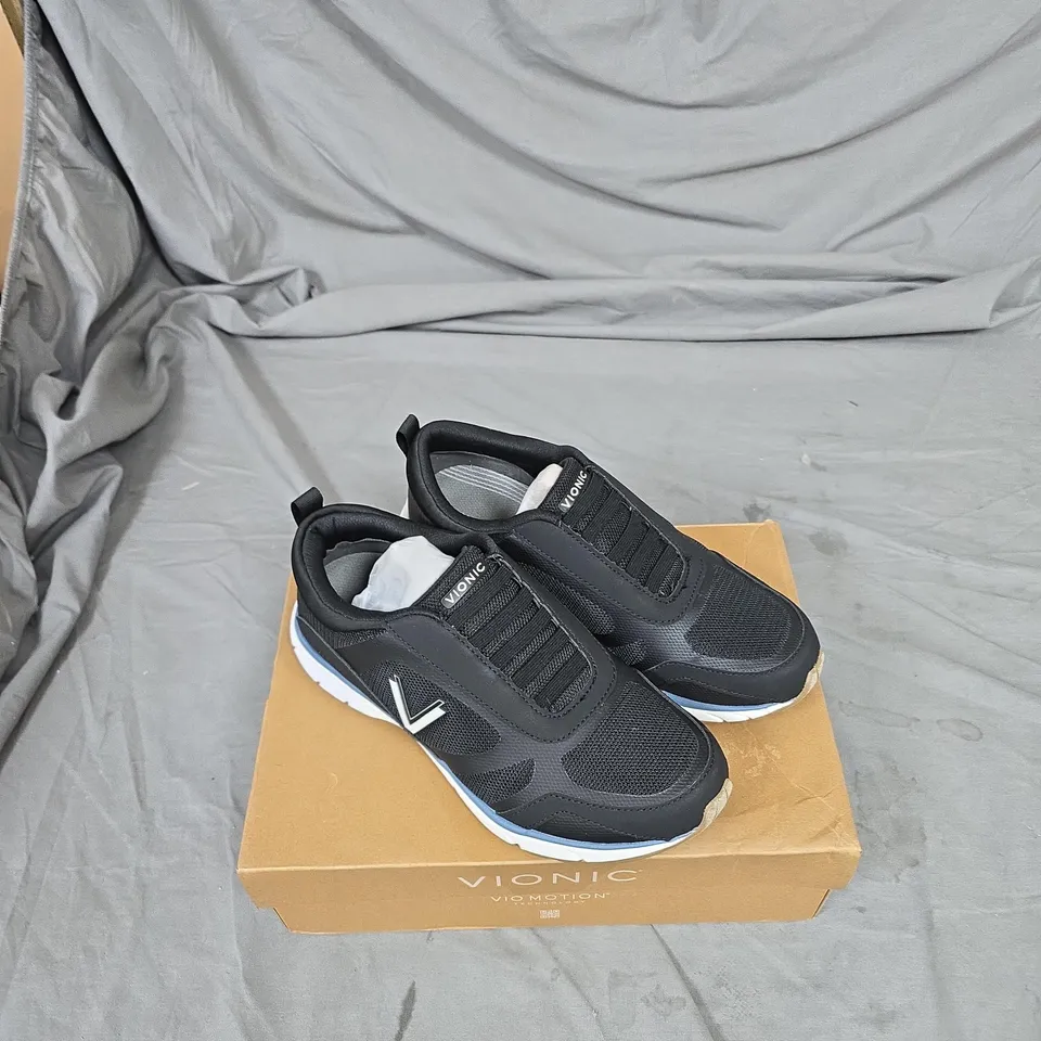 VIONIC DARCY DRF TRN SNEAKERS – BLACK, UK 6 AND A HALF