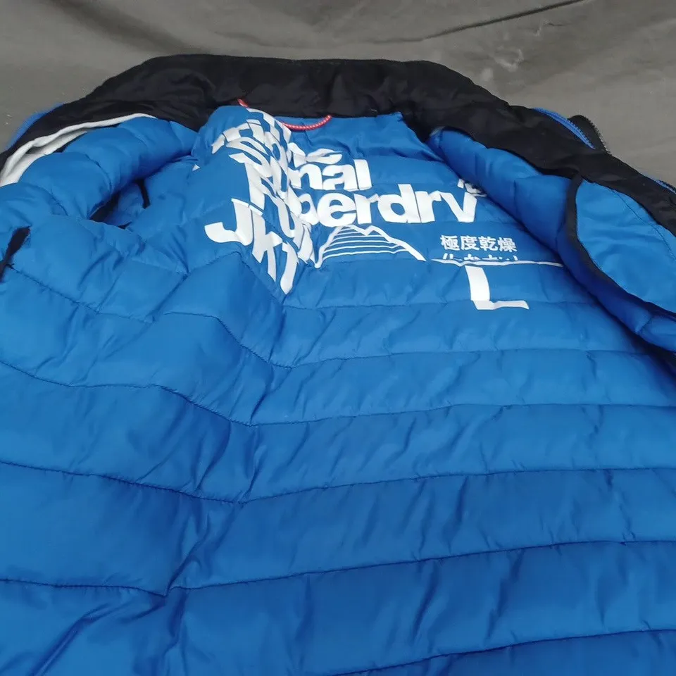 THE ORIGINAL SUPERDRY PADDED JACKET, BLACK - UK SIZE L