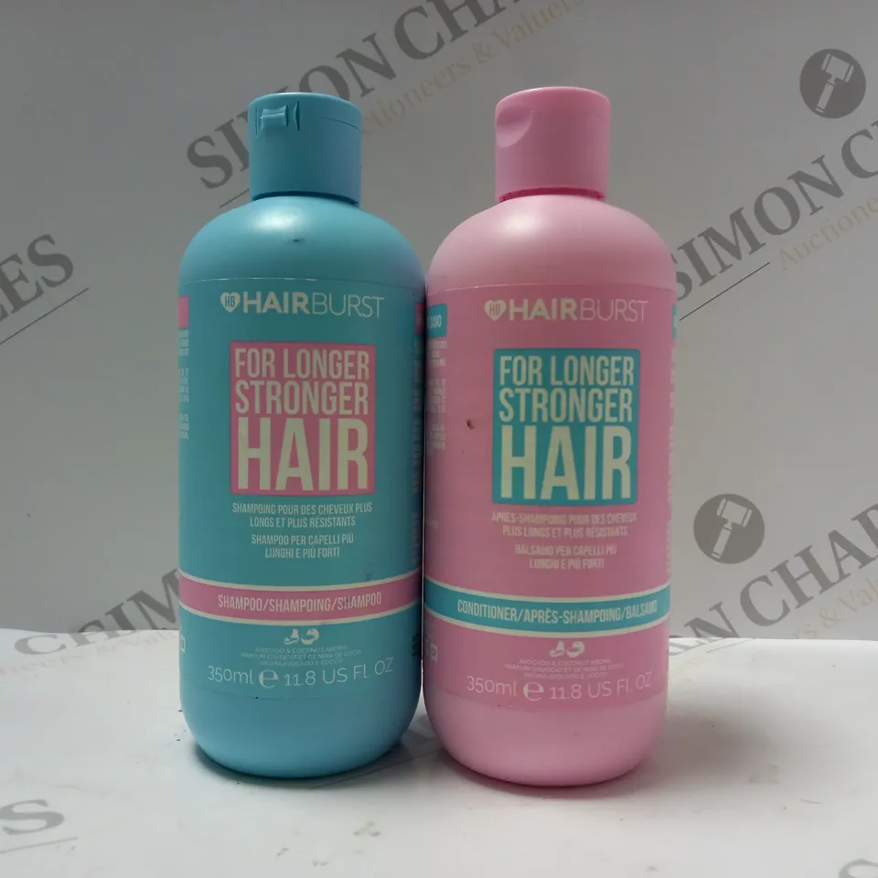BOX OF 2 HAIRBURST PRODUCTS TO INCLUDE SHAMPOO 350ML & CONDITIONER 350ML