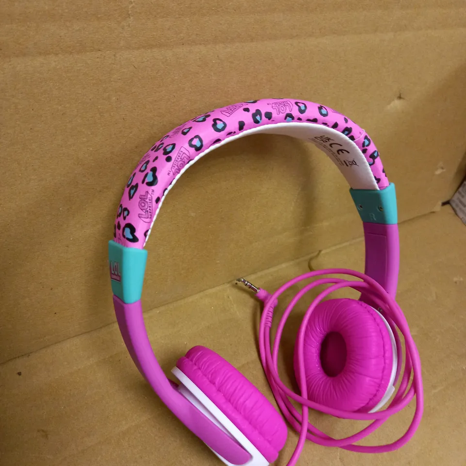 CHILDREN'S HEADPHONES SOUND-LIMITED TO 85 DB, LOL SURPRISE