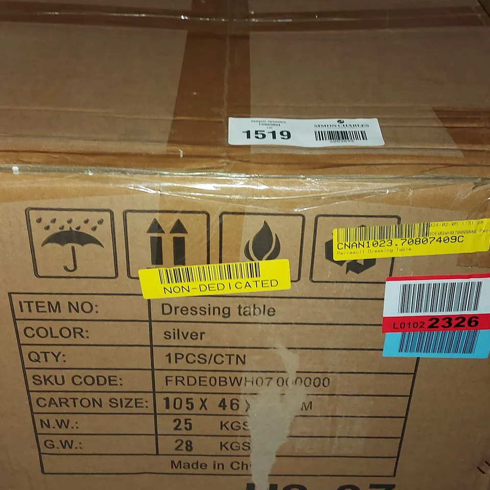 BOXED PERREAULT DRESSING TABLE