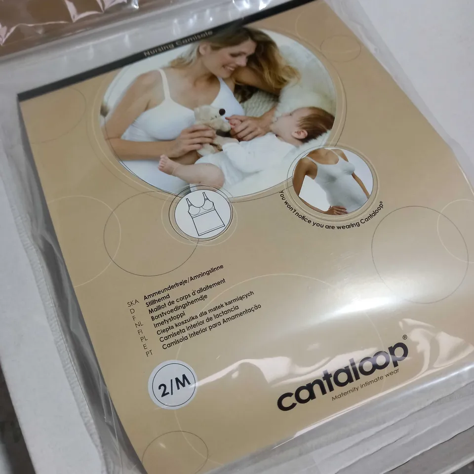 CANTALOOP NURSING CAMISOLE WHITE, MEDIUM APPROX. 10pc