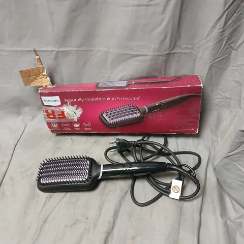 PHILIPS HAIR STRAIGHTENING BRUSH – BLACK 