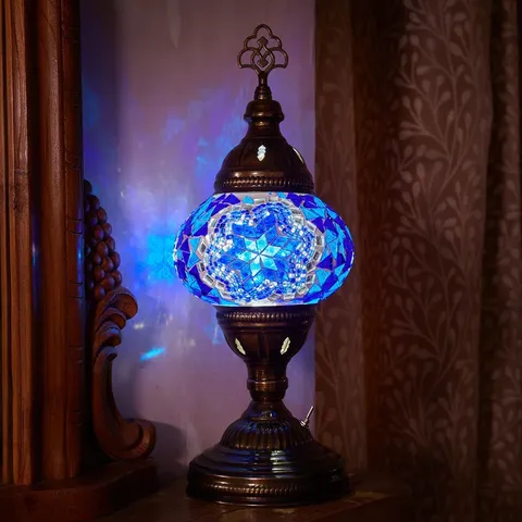 BOXED KARLIE METAL TABLE LAMP
