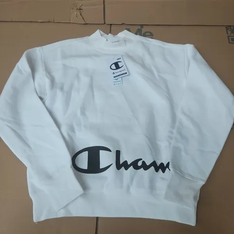 CHAMPION JUMPER IN WHITE - XS