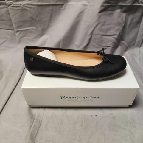MANUELA DE JUAN SLIP ON SHOES IN BLACK - 5