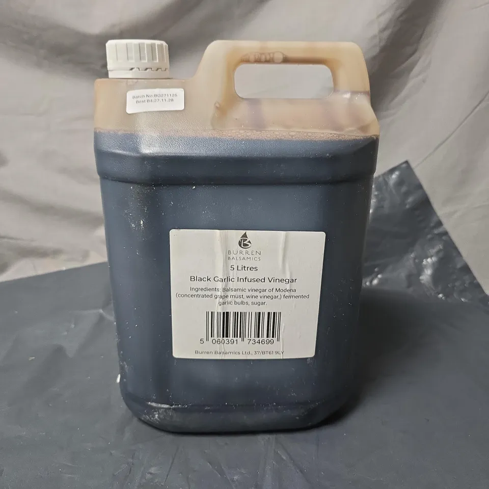 5 L BLACK GARLIC INFUSED VINEGAR