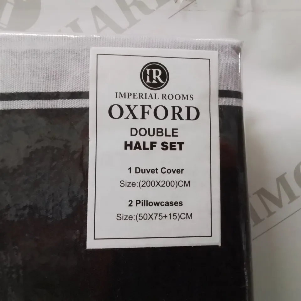 BRAND NEW IMPERIAL ROOMS DOUBLE DUVET HALF SET