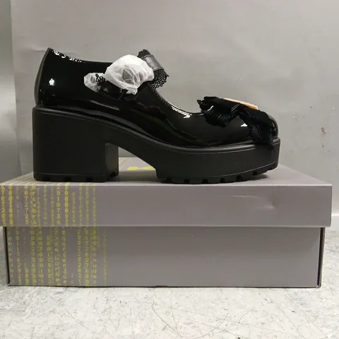 BOXED PAIR OF KOI TIRA GOTHIC MARY JANES WITCH BABY EDITION IN BLACK SIZE UK 6