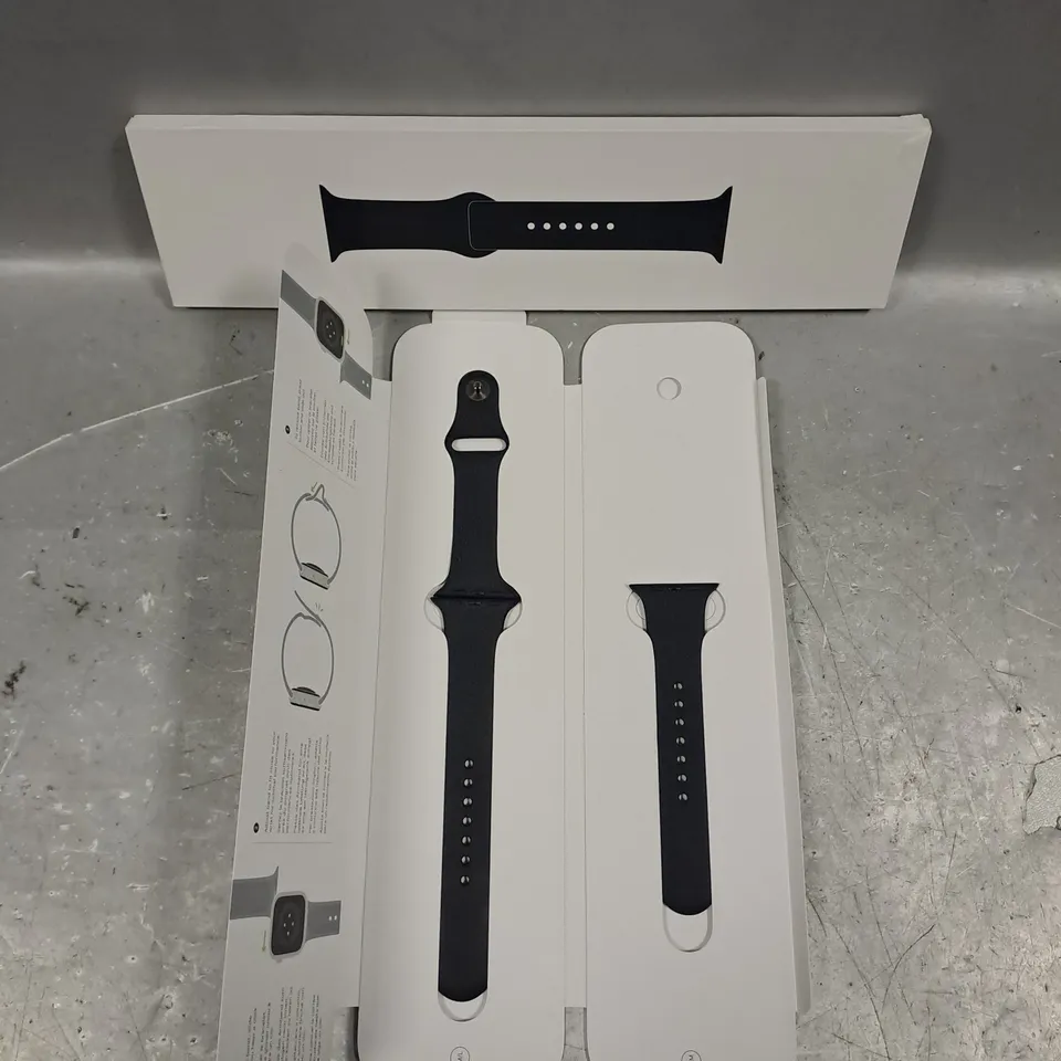 BOXED APPLE WATCH STRAP - MIDNIGHT SPORT BAND - 45MM