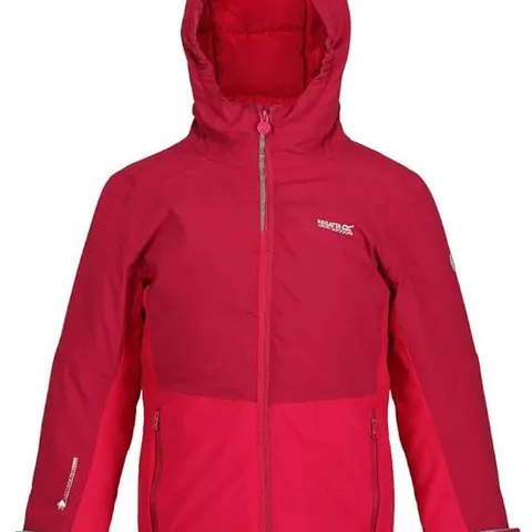 BRAND NEW REGATTA KIDS HIGHTON III PADDED JACKET IN BERRY PINK/PINK POTION SIZE UK 3-4 YEARS