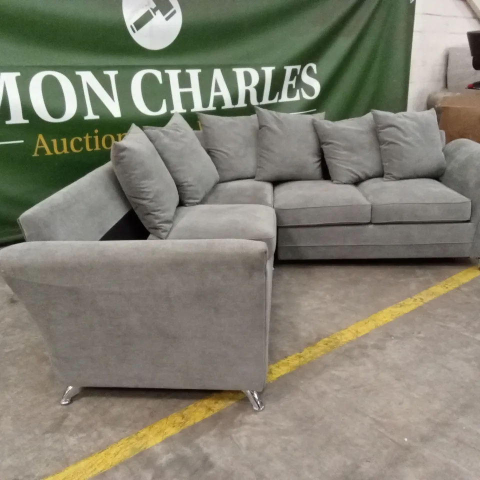 DURY FABRIC CORNER GROUP SCATTER BACK SOFA RRP £999