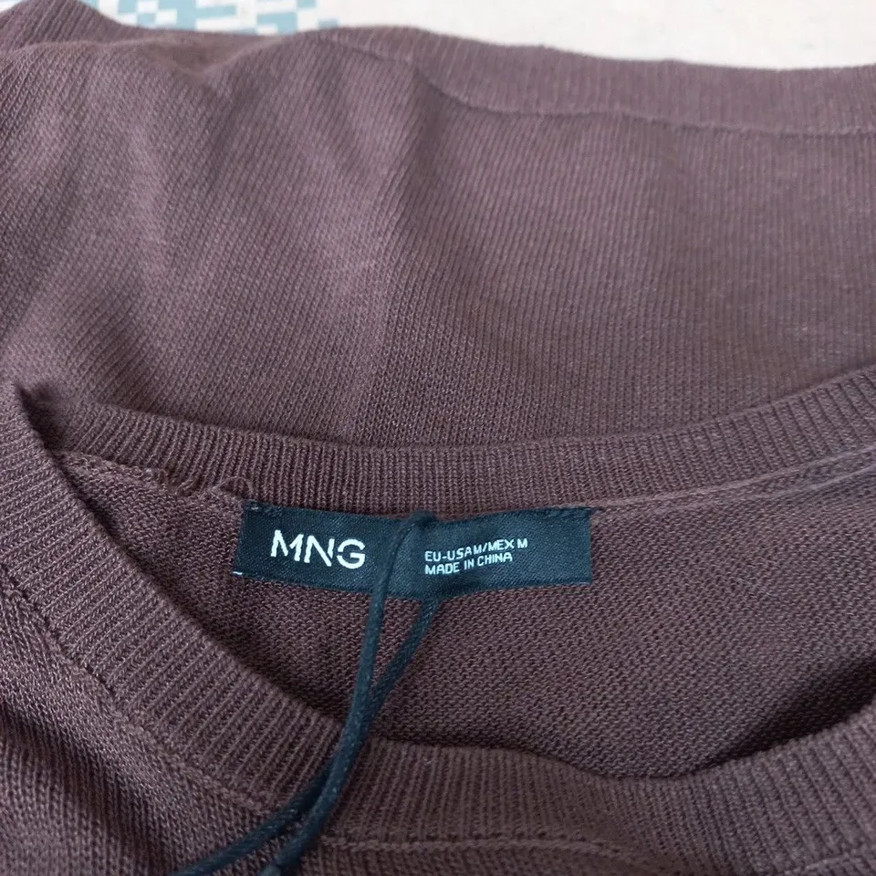 MNG BROWN KNIT JUMPER – SIZE M