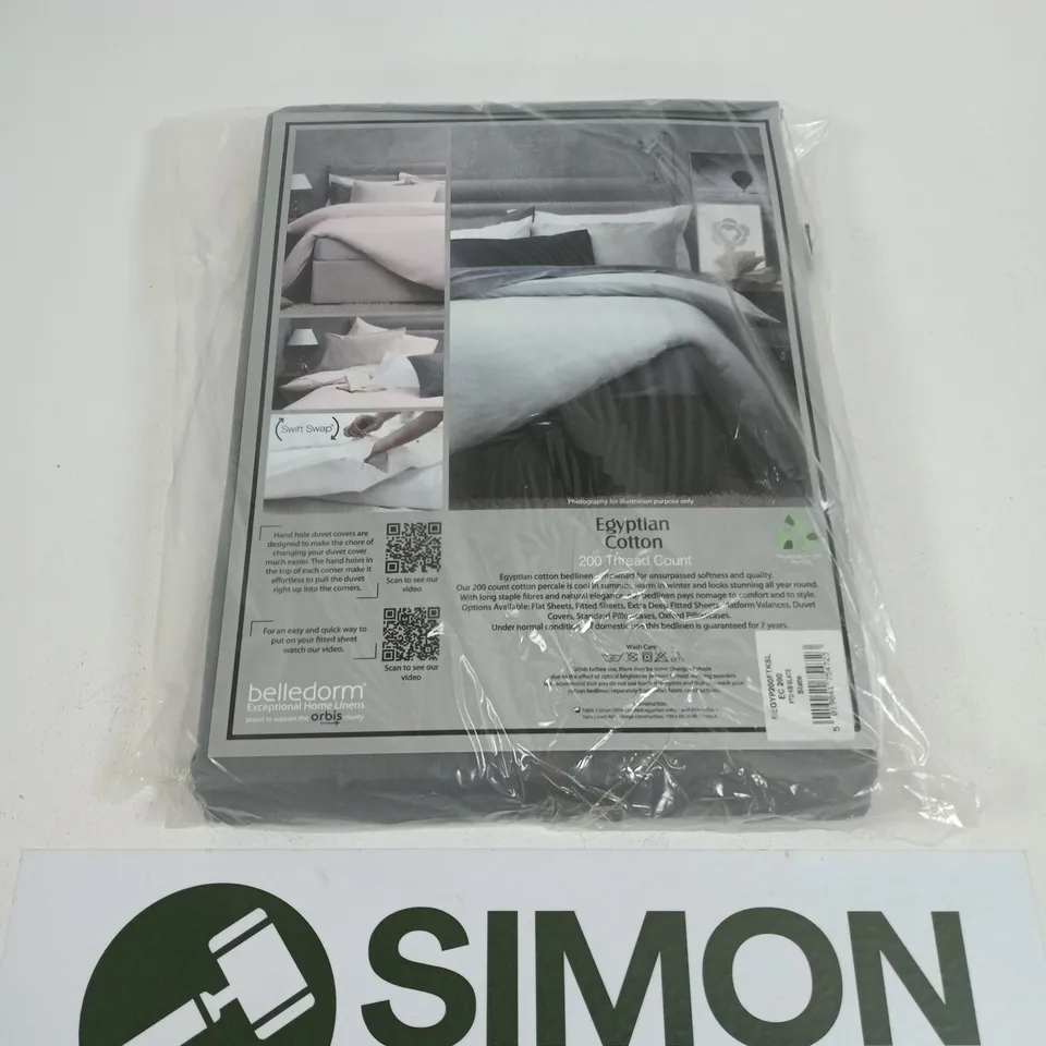 BELLEDORM EGYPTIAN COTTON DUVET COVER SET – SIZE UNSPECIFIED