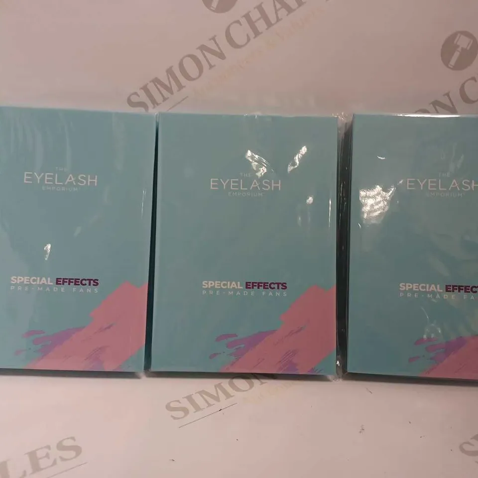 BOX OF 3 THE LASH EMPORIUM SPECIAL EFFECT PRE MADE FAN EYELASH SETS