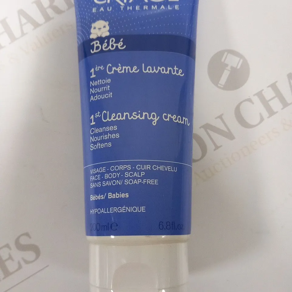 3 URIAGE EAU THERMALE BEBE 1ST CLEANSING CREAM 200ML