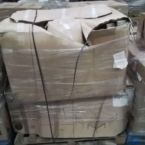 PALLET CONTAINING ASSORTED INCOMPLETE GARDEN FURNITURE PARTS
