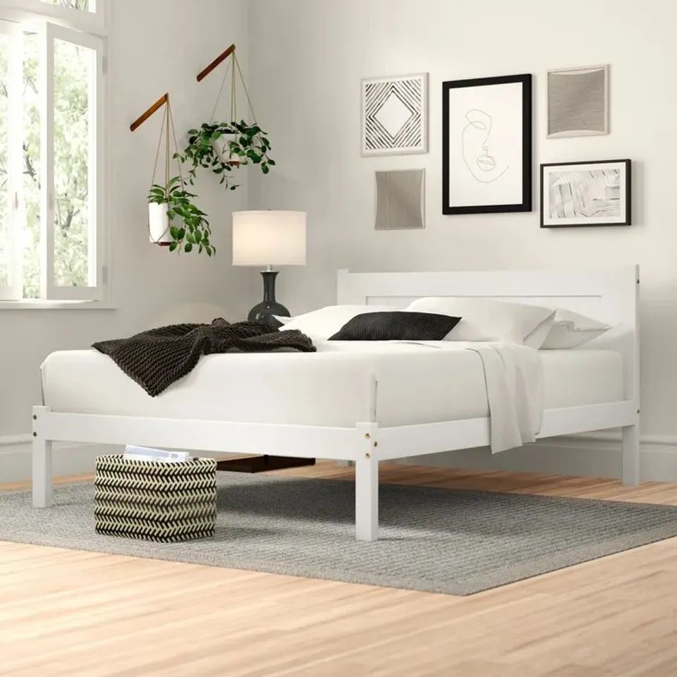 BOXED VANDERBILT DOUBLE BED FRAME (2 BOXES)