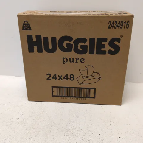 HUGGIES PURE BABY NAPPIES BOX β 24 X 48