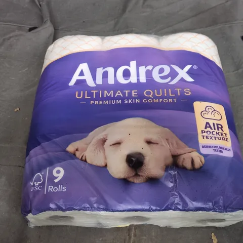 ANDREX ULTIMATE QUILTS 9 ROLLS