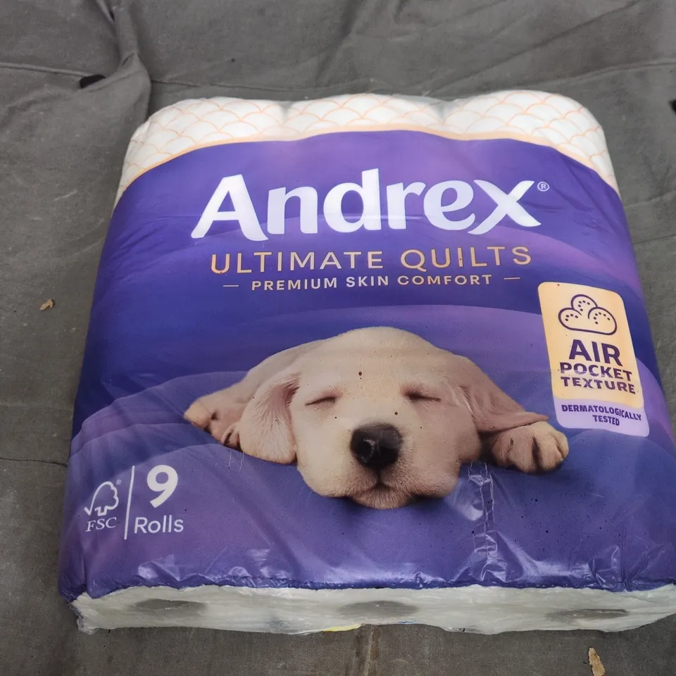 ANDREX ULTIMATE QUILTS 9 ROLLS